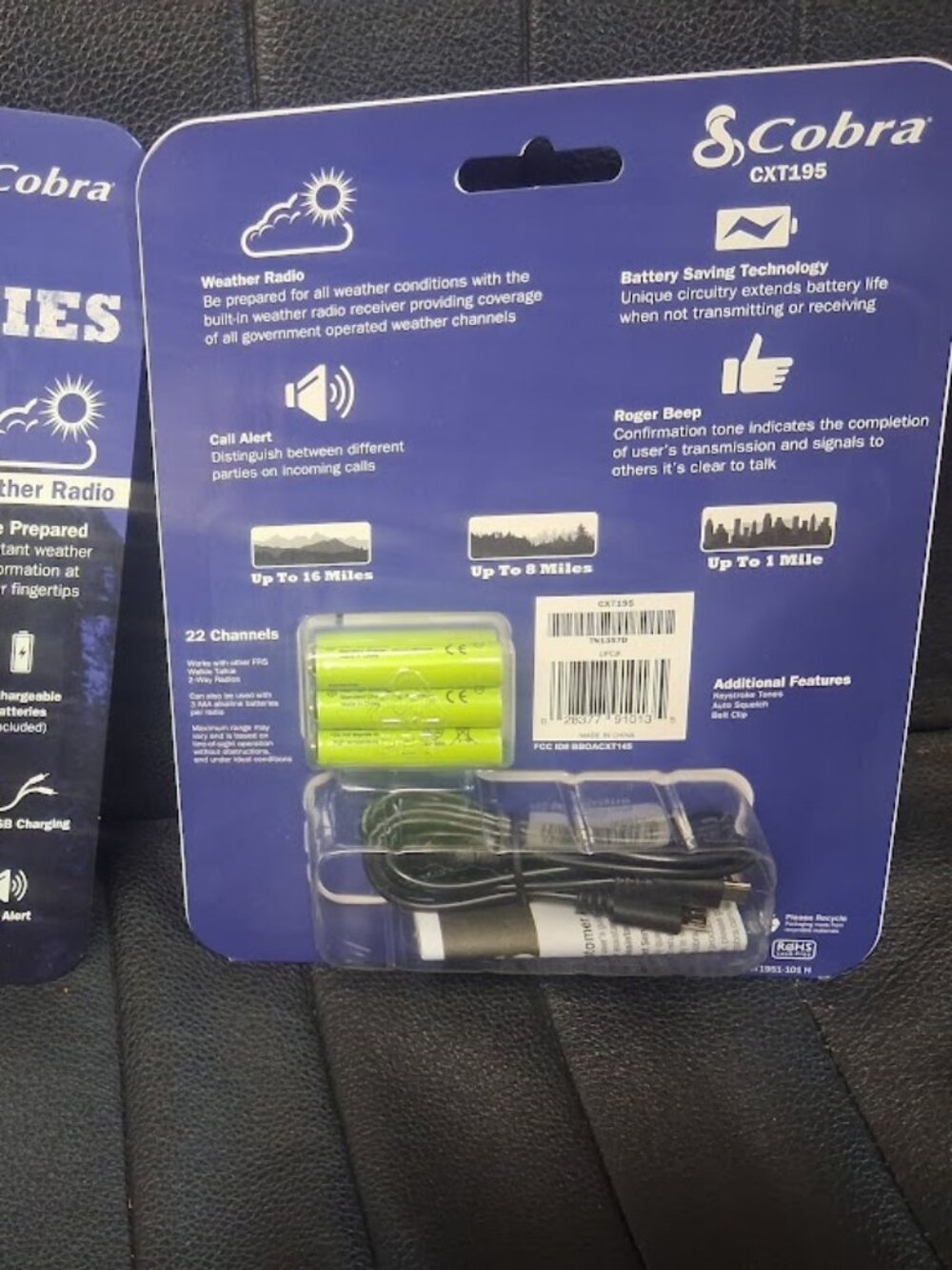 COBRA 2 WAY RADIOS - Picture 2 of 2